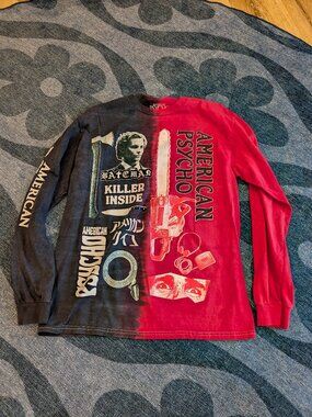 Men's Long Sleeved American Psycho T-Shirt: Size Small